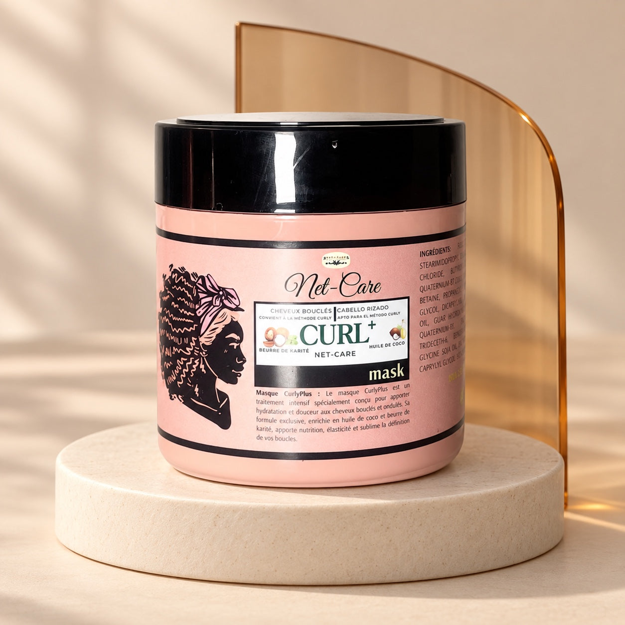 Mask CurlyPlus NET CARE pour faciliter le démêlage