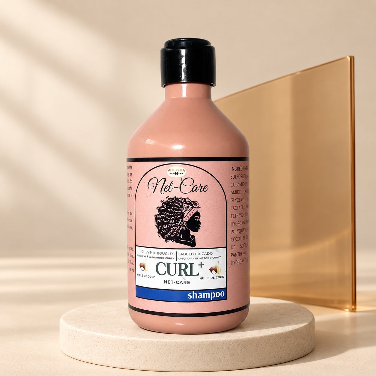 Shampooing CurlyPlus NET CARE pour cheveux bouclés
